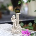 thumbnail image 3 of Almencla Angel Solar Garden Statue Angel Statue with Solar Light for Patio Porch Lawn Left, 3 of 8