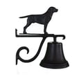 thumbnail image 1 of Cast Bell With Satin Black Lab Ornament, 1 of 1