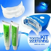 Home Teeth Whitening Kit Tooth Whitener Bleaching Laser Storing Dental Gel Restore Healthy and Bright White Teeth