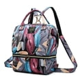 thumbnail image 2 of Women Mom Fashion Multifunction Capacity Keep Warm Waterproof Hand Backpack Bags, 2 of 2
