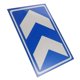 thumbnail image 1 of Parking Directional Arrow Sign Reflective Film Multi Material Weather-Resistant Installation 1 Set, 1 of 3