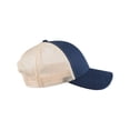thumbnail image 2 of Econscious EC7093 Unisex Hemp Eco Trucker Recycled Polyester Mesh Cap - Navy Oyster, 2 of 2