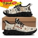 thumbnail image 1 of Zapatos veterinarios casuales para mujer, diseño de marca de pata de animal veterinario, zapatillas planas ligeras con cordones para mujer, 1 of 6