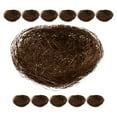 thumbnail image 4 of MRLESS 12pcs Miniature Artificial Bird Nests Simulated Bird Nest For Easter Garden Photography Props Home Office Birdcage Decoration 7CM, 4 of 8