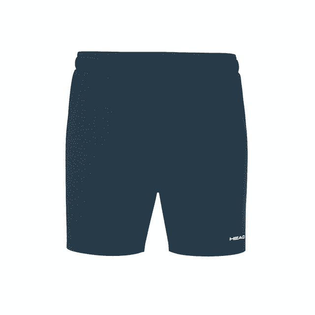 HEAD Short de Performance pour Homme TTTG - Bleu, Tissu Extensible, Évacuation de l'Humidité, Coupe Confortable
