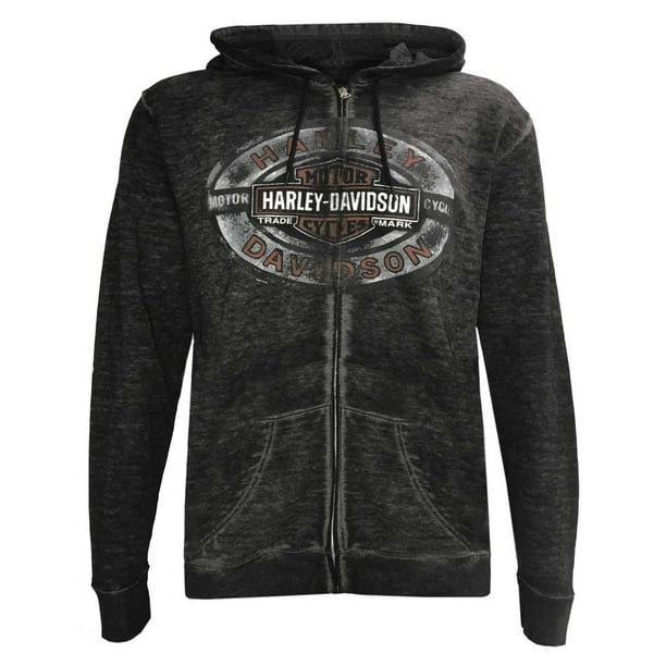 HarleyDavidson HarleyDavidson Men's Road Wings FullZip Burnout