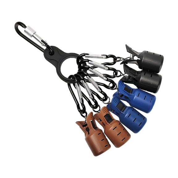 6Pcs Fishing Hook Bonnets Fishing Hook Covers Umbrella Squid Jigs Baits Protector Caps Case Fishing Tackle Box Tool