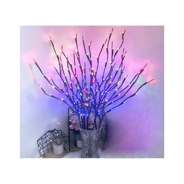 Toystoory Lámpara de árbol Romántica Rama dulce y cálida Iluminación de luz Hermoso diseño especial Luces de cadena Jardín al aire libre Festivo Iluminación y accesorios Cromático Toystoory HA072754-02