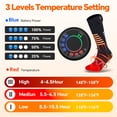 thumbnail image 3 of Calcetines Calefactables Hyliaty 7.4V Calentamiento Rápido Control por APP, 3 of 7
