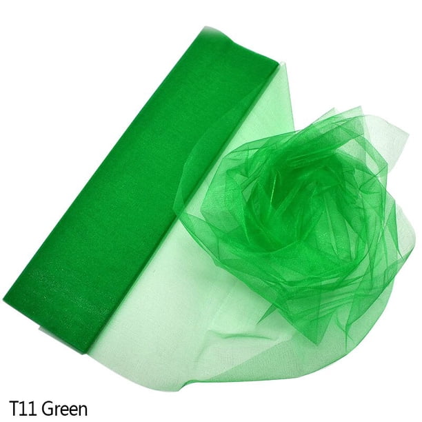 Rollo de Organza para boda, tela de tul transparente, decoración de fondo para arco de boda, fiesta de cumpleaños, decoración de hilo de boda, 5/10m