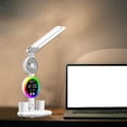thumbnail image 6 of Gazechimp LED Desk Lamp Bedside Light Two Headed Table Lamp for Reading Office College Clock Fan, 6 of 8