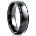 thumbnail image 1 of Black Satin Center With High Polish Sides Ceramic Ring, 1 of 2