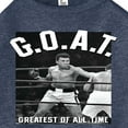 thumbnail image 3 of Muhammad Ali - Boxing Legend - G.O.A.T - Juniors High Neck Tank Top, 3 of 5