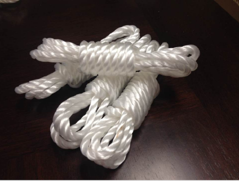 6ft Nylon Tie Down Rope High Strength, UV Resistant, 6mm Dia,10 Pack