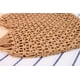 thumbnail image 5 of Xiao Hua Bolso de hombro tejido para mujer, bolso de mano y neceser, elegante bolso de playa de verano, 44 x 1 cm x 38 cm (marrón)., 5 of 5