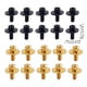 thumbnail image 5 of Advancent 10 piezas de tornillos de orejetas de tambor de percusión portátil de Metal, piezas de reparación de Hardware de montaje de repuesto Accesorios para instrumentos musicales Oro WC24, 5 of 6