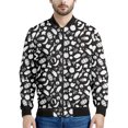 thumbnail image 3 of Chaqueta con cremallera y estampado 3D de frutas y verduras de colores para hombre, sudadera vegana, camisetas de manga larga, chaquetas bomber de calle, 3 of 5