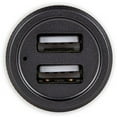 thumbnail image 2 of OB USB-A Dual Port Car Charger - 2.4 Amp - Black, 2 of 4