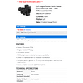 thumbnail image 2 of Left Engine Coolant Outlet Flange - Compatible with 1985 - 1993 Volkswagen Cabriolet 1986 1987 1988 1989 1990 1991 1992, 2 of 2