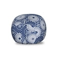 thumbnail image 1 of Blue Mandala Storage Toy Bag Chair, Pattern with Large Flowers and Curls Contrasting Colors Baroque Design, Stuffed Animal Organizer Washable Bag, Large Size, Navy Blue White, by Ambesonne, 1 of 3