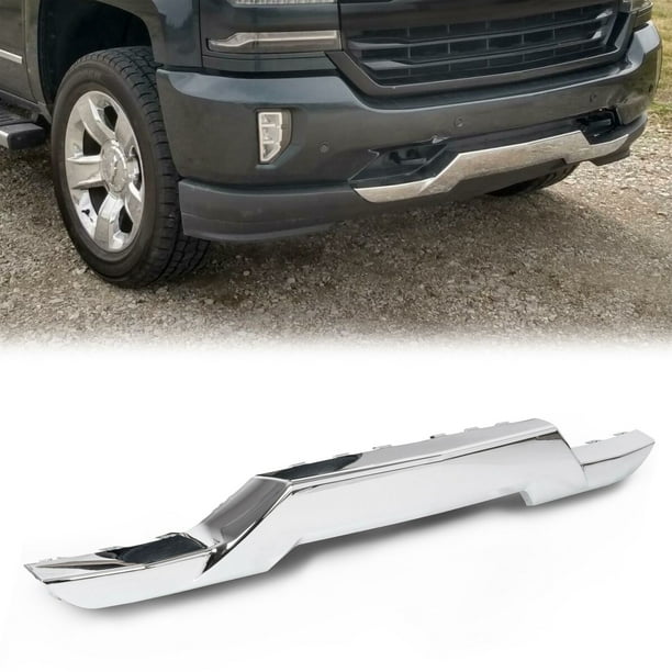Chrome Front Bumper Skid Plate For Chevy 16 17 18 Silverado 1500