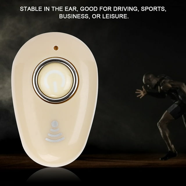Earphone, Voice Prompting Incoming Telegram Number Reporting Multi-point Connection ABS Mini Monaural In-Ear Earphone For Driving Sports Business Leisure