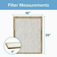 thumbnail image 2 of 3M FPA01-2PK-24 White Flat Panel Filtrate Filter, 16 x 25 x 1 in. - Pack of 24, 2 of 2