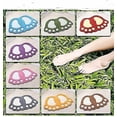 thumbnail image 5 of Non-slip Absorbent Bathroom Rug, Big Feet Design, Polyester, Purple, 48 X 67 Cm, 5 of 5