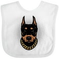 thumbnail image 3 of Inktastic Doberman Dog Boys or Girls Baby Bib, 3 of 4
