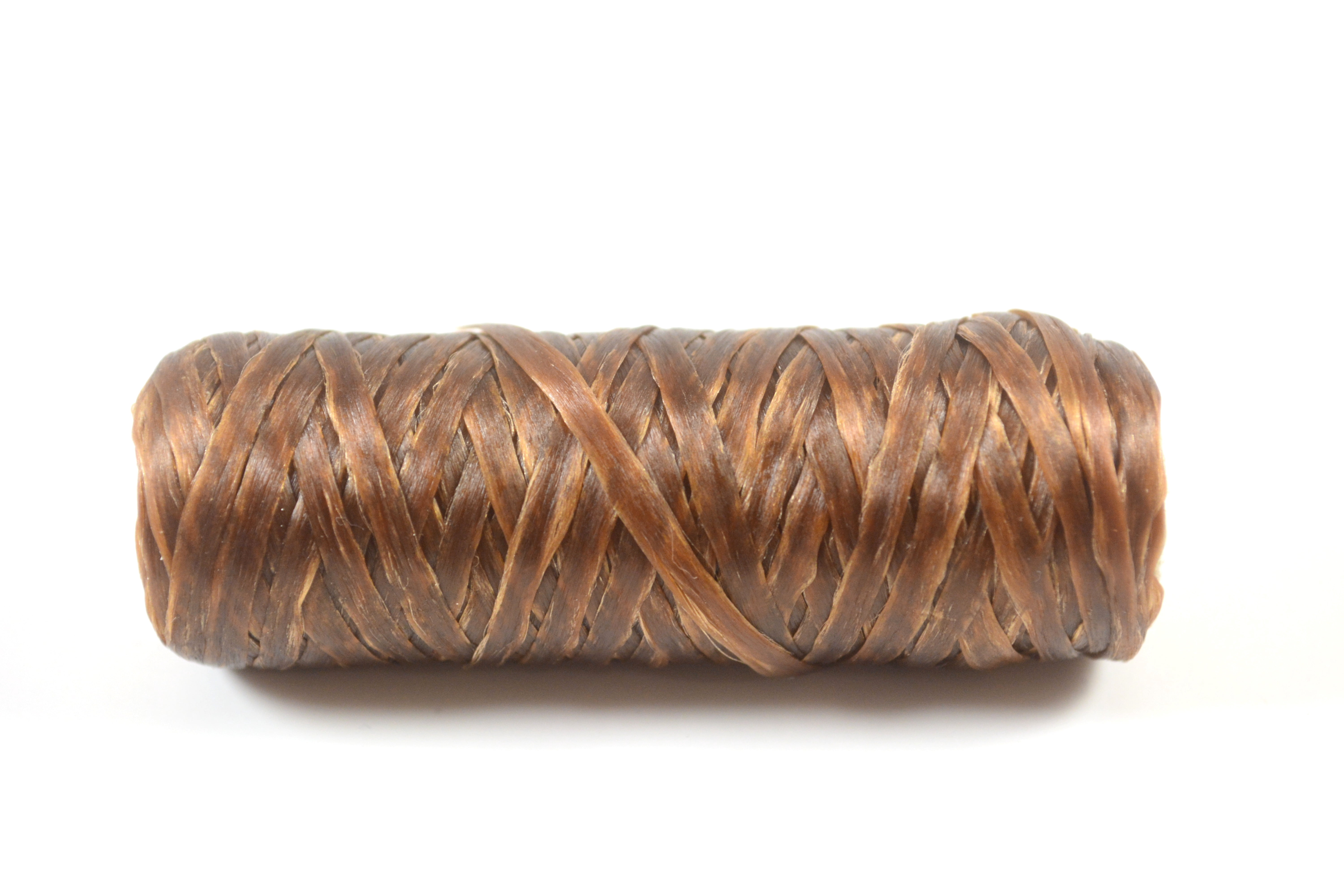 Kulay Bobbin Artificial Deer Sinew Waxed Flat Poly Thread, 100 Yards, 5 Ply, 70 LB Test (Pack of 6 - Brown, White, Black, Purple, Blue, Red)