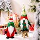 thumbnail image 3 of Muñeca de estatuilla de elfo Rudolph hecha a mano sin rostro joyería navideña muñeca de 10 pulgadas, 3 of 5