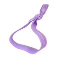 thumbnail image 2 of Hair Ring Seamless High Elasticity Knotted Adjustable Ponytail Holder Colorful Hairs Rope Scrunchies Accessories Multi Color Light Purple, 2 of 7