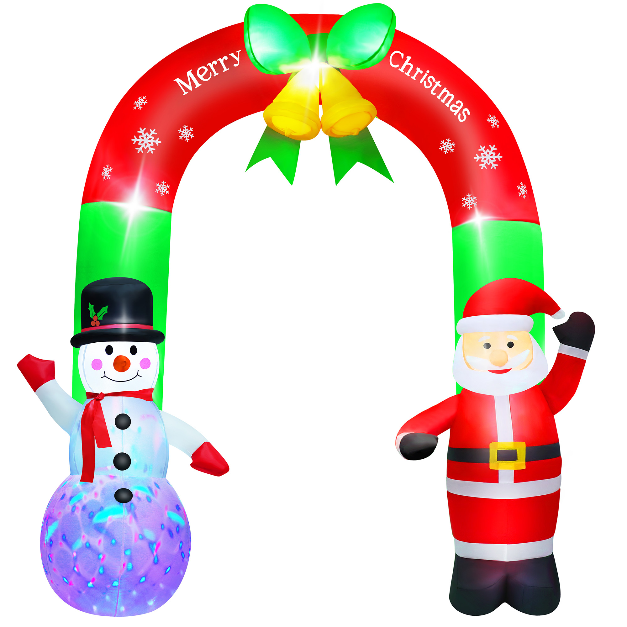 Yexmas 8 Ft Christmas Inflatable Archway photo 2