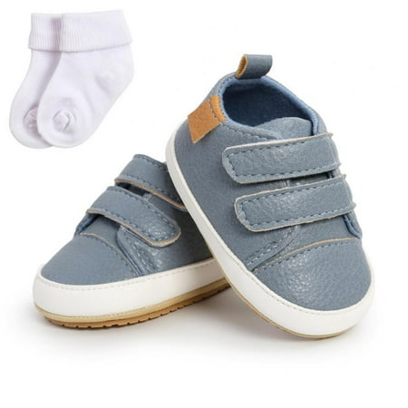 

Lovebay Baby Shoes Boys Girls Infant Sneakers Non-Slip Rubber Sole Toddler Crib First Walker Shoes 0-18 Months