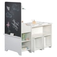thumbnail image 4 of Sauder Pinwheel Engineered Wood 3-Piece Kids Activity Center Set in Soft White, 4 of 22
