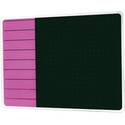 Floortex Viztex Dry-erase Magnetic Glass Whiteboard - Soft Violet, Each