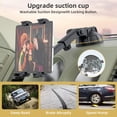 thumbnail image 2 of Tablet Holder for Car Mount, 2-in-1 Car Air Vent,Dashboard Windshield Mount,360° Rotation Adjustable for iPad Air/Mini, Nintendo Switch,Samsung,Tablets 6"- 10.5",TPU Suction Sticky Gel, 2 of 7