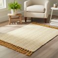 thumbnail image 2 of Handwoven Fern Rug 30" X 48" Gold - Set of 2, 2 of 4