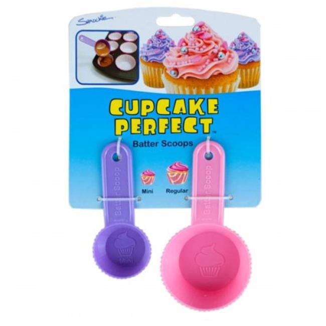 Bulk Buys KL22787 Cupcake Perfect Mini & Regular Sized Batter Scoops