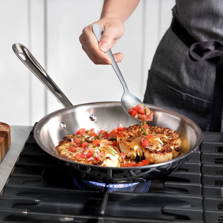 All-Clad D3 Stainless Steel 10-Piece Cookware Set, Non-Stick Pots