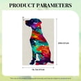 thumbnail image 6 of ONETECH Colorful Dog Silhouette Golf Towel 24x16in 1PC, 6 of 7