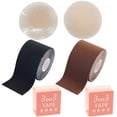 thumbnail image 1 of Coofit Ruban de Levage de Seins Long 2 Rouleaux Ruban de Poitrine Ruban de Tétine avec 1 Paire de Cache-Tétons, 1 of 10