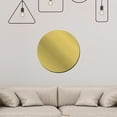 thumbnail image 1 of Etiqueta engomada de la pared del espejo 3D redondo Room Art Home Acrílico Mural Decor (Oro 15 cm) Sywqhk Libre de BPA, 1 of 9