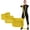 Level 1 / Light - Yellow, variant on CLX Resistance Band with Loops, 5-Foot Non-Latex Exercise Band for Mobility, Rehab, Stretching &  Workouts, Color-Coded Resistance Levels