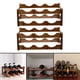 thumbnail image 1 of Estante para Vino Independiente Perfecl 2 Niveles Madera Nuez 36x23.5x15cm, 1 of 8