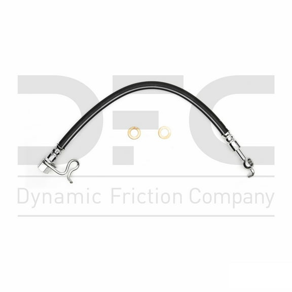 Rear Lower Right Dynamic Friction Company Brake Line Hose 350-54669 For 2012-2014 Ford F-150