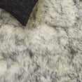 thumbnail image 6 of SAFAVIEH Sheep Skin Tiana Animal Runner Rug, Ivory/Smoke Grey, 2' x 8'5", 6 of 10
