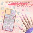 thumbnail image 5 of MEC 330 Pcs Junk Phone Case Charms 26 Pcs A-Z Rhinestone Alphabet Letter Charm, Mix Pink Color White Flower Bow Heart Pearls Flatback Resin Charms Letter Junk Cases Kit for DIY Crafts, 5 of 7