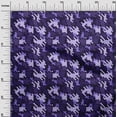 thumbnail image 3 of oneOone Cotton Poplin Twill Purple Fabric Abstract Diy Clothing Quilting Fabric Print Fabric By Yard 56 Inch Wide, 3 of 4
