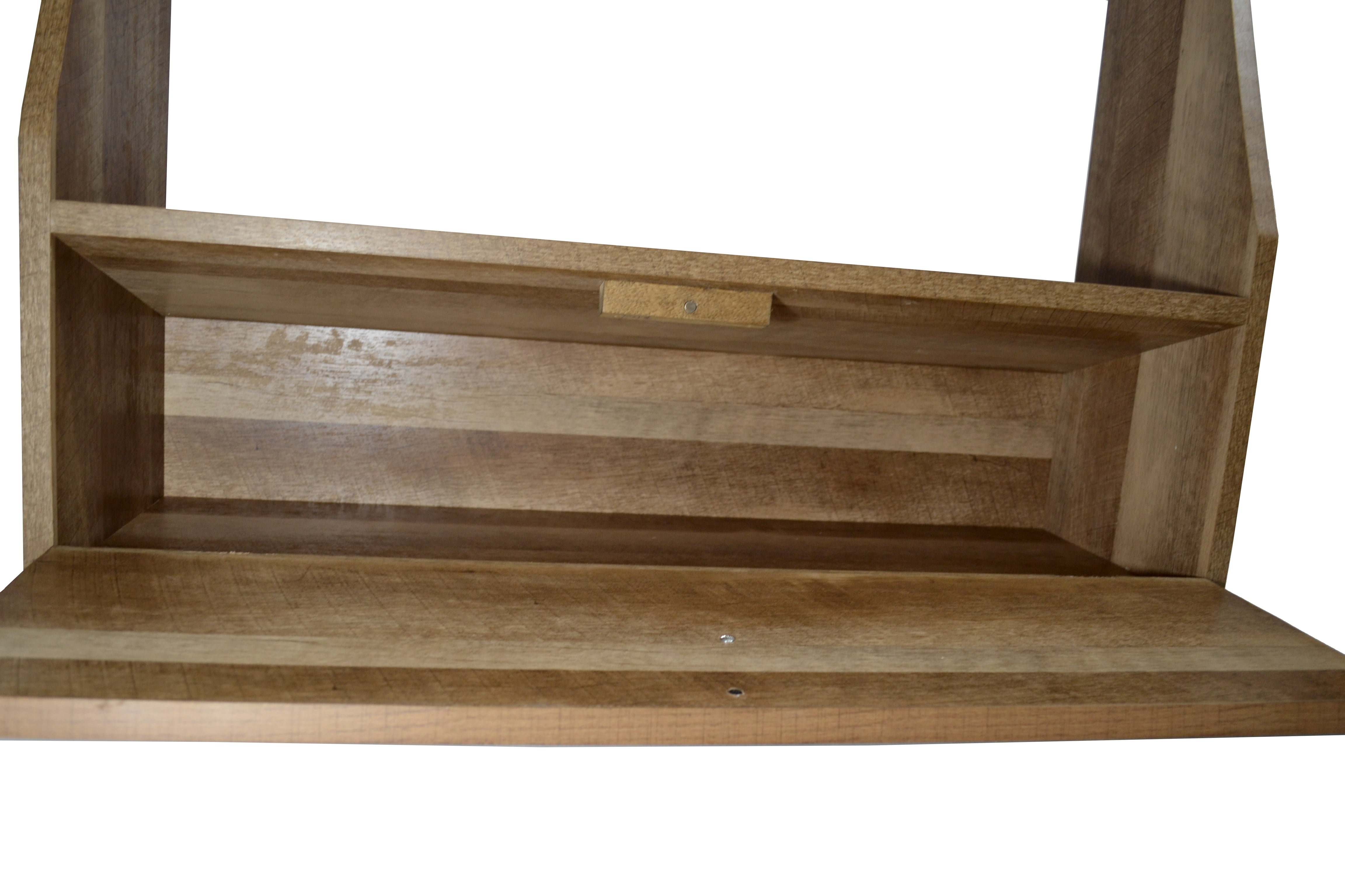 Old Cedar Outfitters Distressed 6 Gun Floor Rack w/Compartment